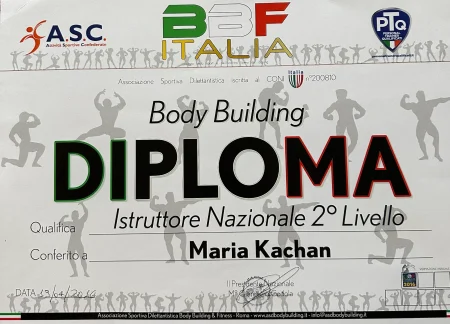 diploma istruttore body building 160419